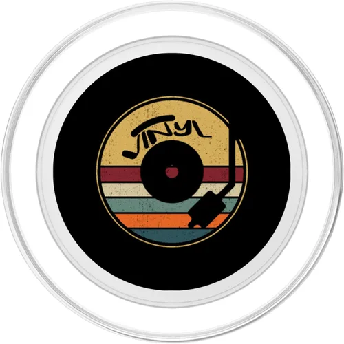 Miniatura 2 de Disco de vinilo retro LP de regalo - Vinilos vintage PopSockets MagSafe PopGrip para iPhone
