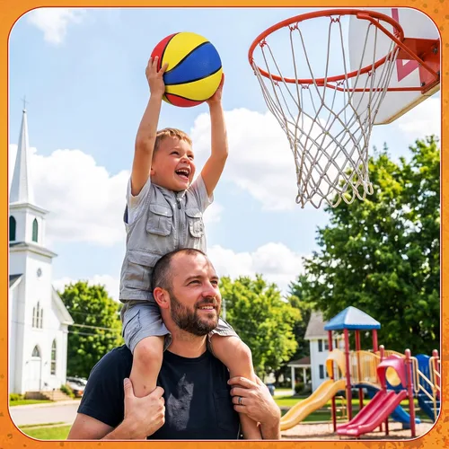 Miniatura 4 de Vinsot 6 Pack Mini Rubber Basketballs 7 Inch, Size 3 Pool Basketball for Mini Hoop Bulk Small Basket Balls for Indoor Outdoor Party Favors Arcade