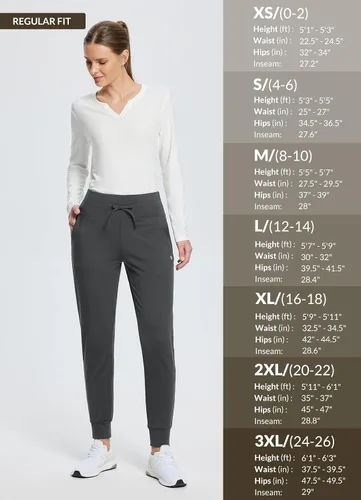 Miniatura 6 de BALEAF Pantalones deportivos con forro polar para mujer, pantalones de senderismo de cintura alta, resistentes al agua, pantalones térmicos de esquí