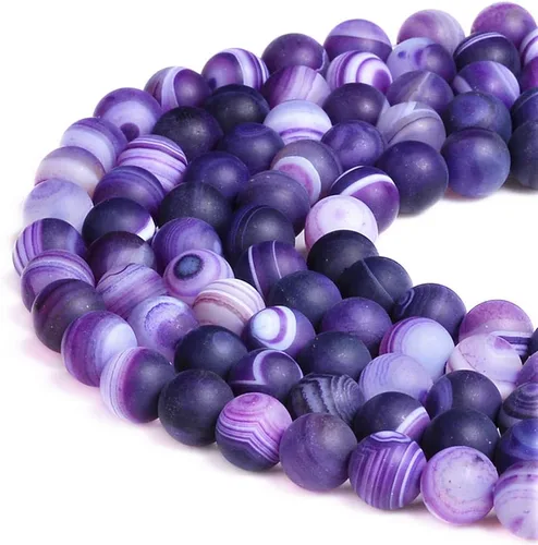 Miniatura 38 de Cuentas sueltas de jade azul teñido natural de 6 mm, cuentas redondas lisas, aproximadamente 15.5 pulgadas, para hacer pulseras y collares de Jade