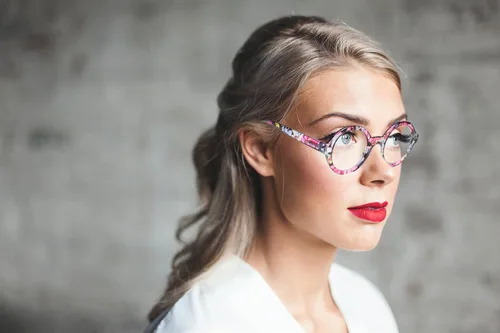 Miniatura 6 de Paquete de 4 lentes de lectura redondos de gran tamaño con filtro de luz azul/antirreflejos para mujeres, bisagras de resorte, lectores florales
