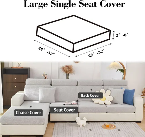 Miniatura 2 de Fundas de sofá para el hogar relajantes, Fundas de sofá Hero para sofá, Fundas de cojín de sofá, Fundas de sofá lavables para sofás seccionales