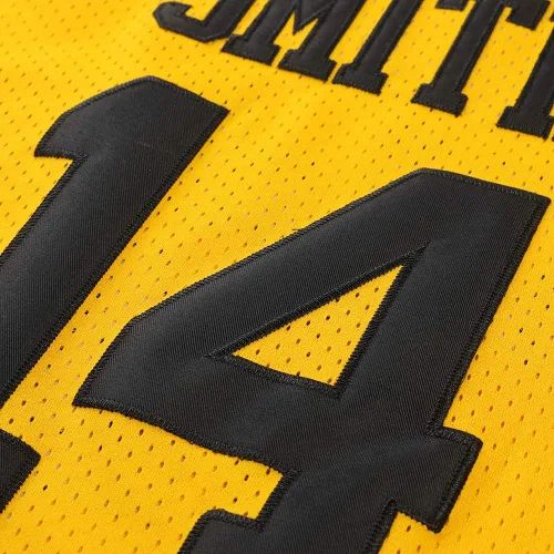 Miniatura 2 de Generies 14 The Fresh Prince of Bel Air Academy - Camiseta de baloncesto para hombre color negro Amarillo