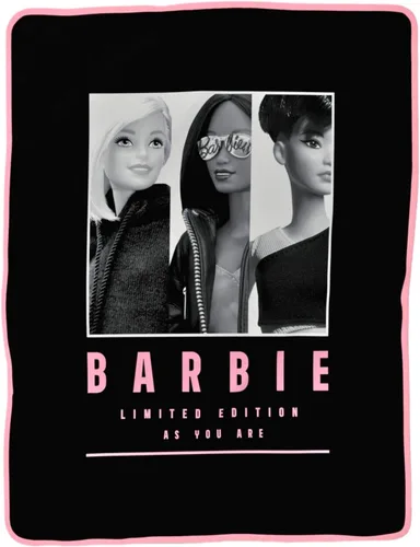 Miniatura 5 de Coleccionables Barbie Película Ropa de Cama de Felpa Supersuave de Lujo de Pelo Sintético, 50 por 60 pulgadas, (Producto Oficial Licenciado)