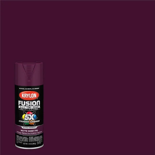Miniatura 257 de Krylon Fusion - Pintura en aerosol adhesiva todo en uno para uso en interiores y exteriores, 12 onzas, aluminio
