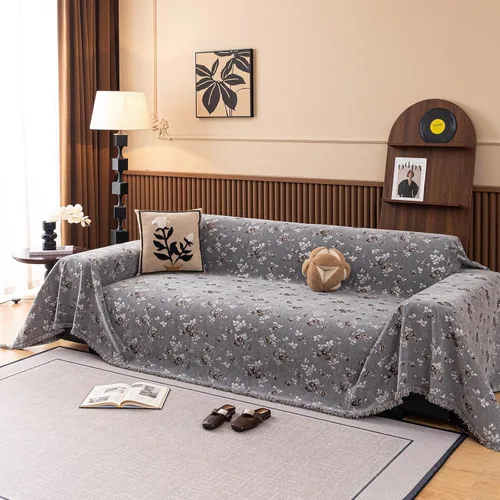 Miniatura 26 de DREAMINGO Fundas para sofá de 3 cojines, manta jacquard moderna y minimalista para sofá, funda protectora de muebles para mascotas, lavable