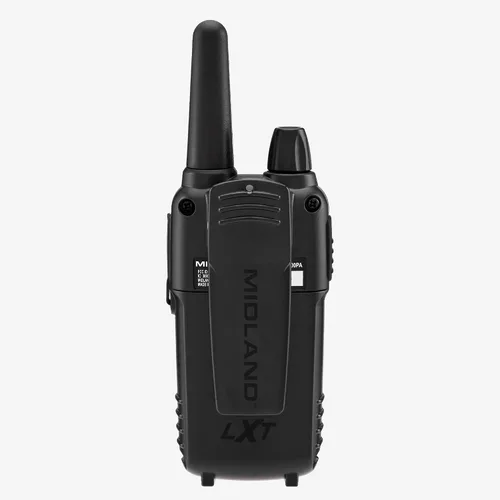 Miniatura 6 de Midland LXT600VP4 FRS Walkie Talkies para Negocios – Radios de Dos Vías de Largo Alcance de 36 Canales con Auriculares y Base de Carga, Alertas