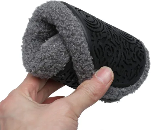 Miniatura 5 de Scurtain Pantuflas unisex con suela de goma para adultos