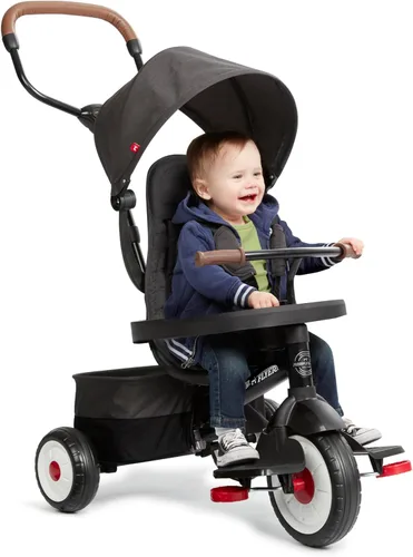 Radio Flyer Stroll 'N Trike 4 en 1, cochecito convertible a triciclo para niños pequeños de 1 a 5 años, crece con tu hijo