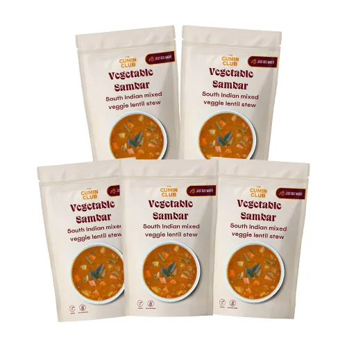 Miniatura 13 de The Cumin Club Dal Makhani (lentejas negras), comida india lista para comer, paquete de curry instantáneo, cocción rápida y fácil para comidas