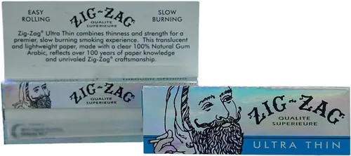 Miniatura 3 de ZIG-ZAG Papel de liar 1 ¼ ultrafino (6 folletos) - 32 hojas cada uno - Papel de liar de combustión lenta