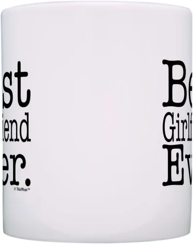 Miniatura 4 de ThisWear Regalo de cumpleaños para novia, mejor novia, regalo de 11 oz, taza de café de cerámica, taza de té, color blanco