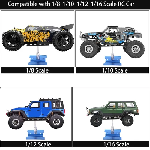Miniatura 4 de Soporte de trabajo de reparación de automóviles RC 652 piezas Kit de reparación RC Kit de reparación universal RC Tornillos Set para Arrma Redcat