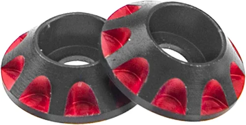 2 botones de ala HIRCQOO 1/10 RC RC Metal trasero botones de ala exterior OD 0.433 in compatibles con HPI HSP Redcat Traxxas Axial 1/10 RC Off Road