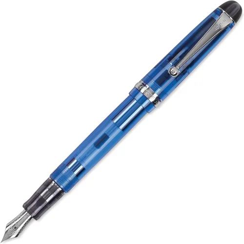 Miniatura 14 de Pluma estilográfica Pilot Custom 74, barril negro ahumado, plumín mediano (60955)