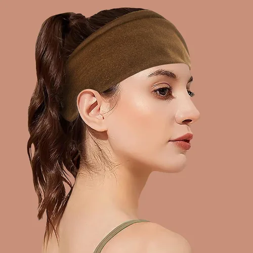 Miniatura 3 de Diademas bohemias para mujer, extra grande, ancha, turbante, banda para el cabello, entrenamiento, Yaga, deportes, elástica, accesorios