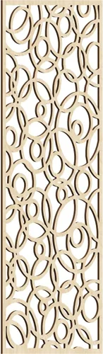 Miniatura 40 de Latrobe Paneles de pared decorativos de madera con calado, 9 3/8 pulgadas de ancho x 24 3/8 pulgadas de alto x 3/8 de alto, roble rojo rojo (Red Oak)