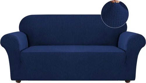 Miniatura 7 de Turquoize Funda elástica para silla reclinable, funda para sofá reclinable, funda de sofá de 1 pieza con bolsillo lateral, funda protectora