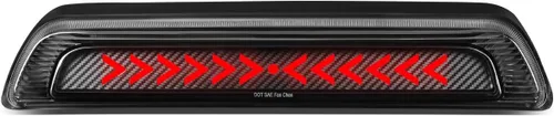 Miniatura 10 de DNA MOTORING 3BL-TTU07-3D-LED-BK Carcasa negra 3D LED de montaje alto 3ª tercera luz de freno [compatible con Tundra 07-21] 2-Carcasa negra