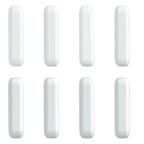 ONiLAB 8 barras agitadoras magnéticas de 0.315 x 1.181 in, color blanco, barra de agitación magnética, juego de barra de agitación magnética de