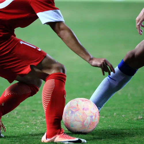 Miniatura 5 de Kuangmi Balón de fútbol, pelota de partido de tamaño oficial 5, jugadores de fútbol para jóvenes, adolescentes y adultos, entrenamiento deportivo al
