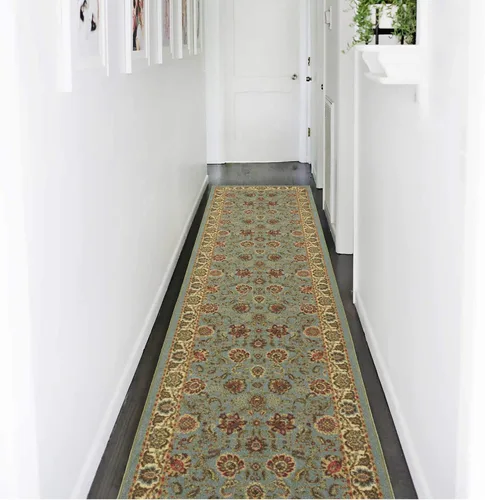 Miniatura 27 de Ottomanson Alfombra de 5 x 6,6 pies para sala de estar, alfombra oriental para dormitorio - alfombra grande para piso antideslizante y duradera