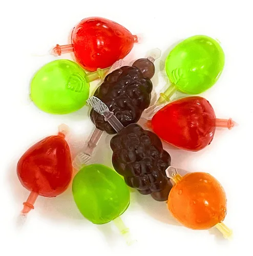 Miniatura 5 de Din Don Fruity's JU-C Jelly Fruit Snacks, famosos dulces TikTok para desafíos (paquete de 2 x 12.6 onzas)