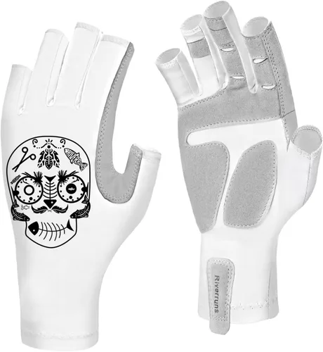 Miniatura 8 de Riverruns Guantes de pesca UPF 50+ con protección UV para hombres y mujeres para exteriores, kayak, remo, remo, canoa, senderismo