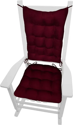 Miniatura 18 de Barnett Home Decor Cojines de microgamuza para mecedora, relleno de espuma de látex, cojín para el respaldo y el respaldo, gamuza vegana