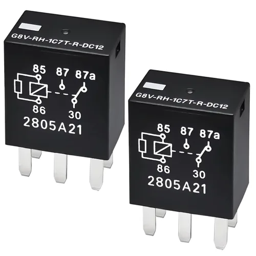 Relé G8V-RH-1C7T-R-DC12 (juego de 2), 278003828 (reemplaza el relé de bomba de combustible del sistema eléctrico de repuesto de 12 V CC 20 A, 5
