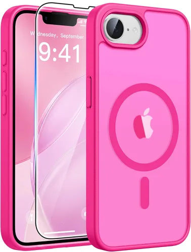Miniatura 177 de FNTCASE Funda para iPhone 17 Pro: Fundas delgadas translúcidas de color azul claro compatibles con MagSafe, protección completa de la cámara