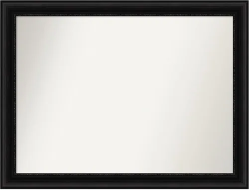 Miniatura 518 de Amanti Art Espejo personalizado, espejo de baño negro puente, espejo de pared o espejo de tocador de baño sobre el fregadero (26 x 26 pulgadas)
