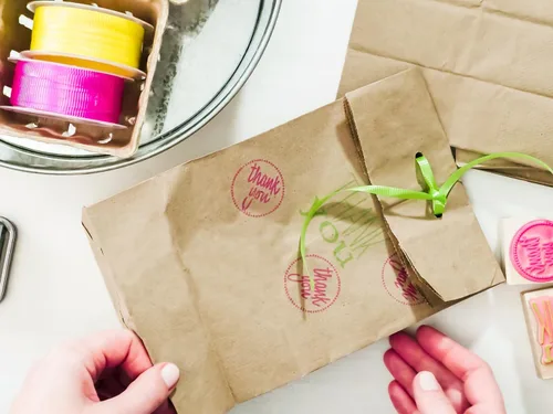 Miniatura 4 de BagDream Paquete de 500 bolsas de almuerzo de papel de 6 libras, bolsa de papel kraft marrón, bolsas de papel pequeñas para aperitivos