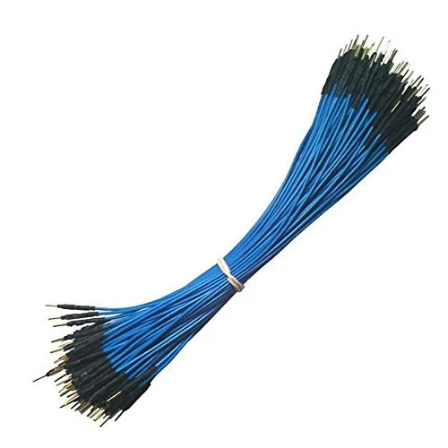 Cantidad: 100 cables de puente macho de 7"