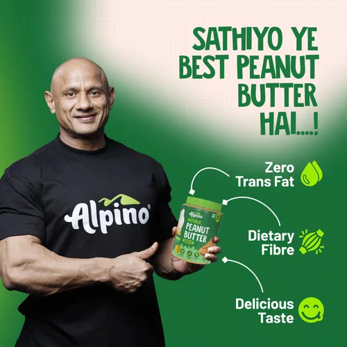 Miniatura 9 de ALPINO Mantequilla de maní suave, hecha con maní 100% tostado, 1.06 onzas de proteína, sin azúcar añadida ni sal, sin gluten, a base de plantas