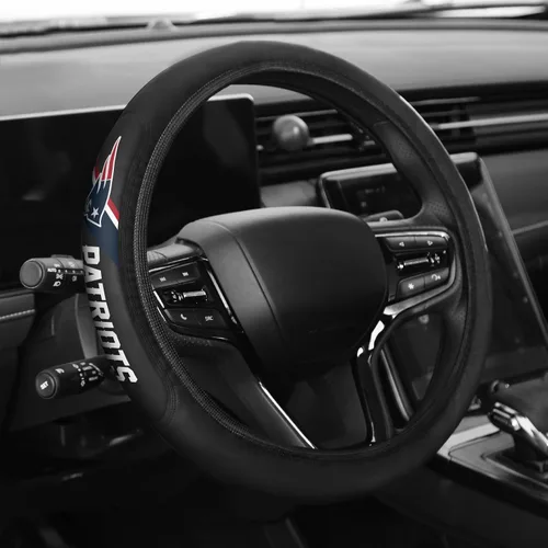 Miniatura 6 de Funda Deportiva de Cuero para Volante Accesorios de Automóvil, Tamaño Universal se Ajusta a Volantes de 14-15 Pulgadas de Todos los Vehículos