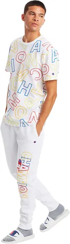 Miniatura 5 de Champion Camiseta Graphic Heritage para hombre AOP, BlancoNegro
