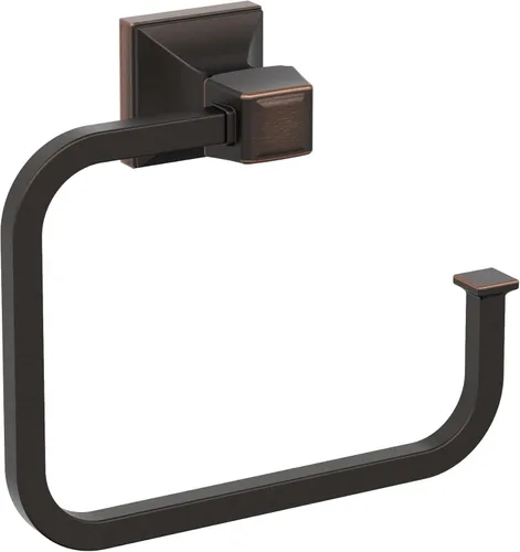 Miniatura 46 de Amerock BH36020G10 Gancho único para bata de níquel cepillado Soporte de toalla de 4-1/4 pulg. (108 mm) de longitud Mulholland Gancho