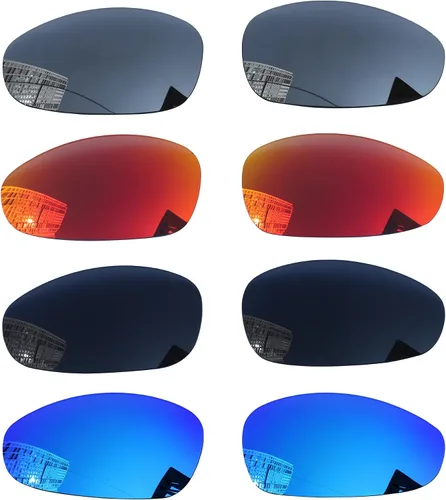 4 pares de lentes polarizadas de repuesto para gafas de sol Oakley Juliet, ajuste perfecto, inastillables, antiarañazos, paquete económico