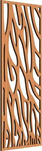 Miniatura 79 de 9 3/8"W x 24 3/8"H x 1/4"T Bristol Decorativos Paneles de Pared de Madera Calado, Cereza