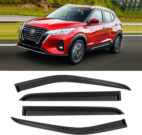Miniatura 99 de Visera de ventana para Honda Civic 2022-2025, protectores de lluvia de canal exterior, escudos, deflector de ventilación, sombra, viento, humo