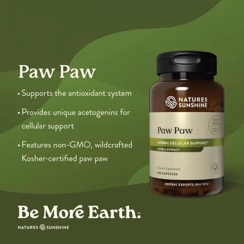 Miniatura 2 de NATURE'S SUNSHIN 180 cápsulas regeneradoras de células Paw Paw