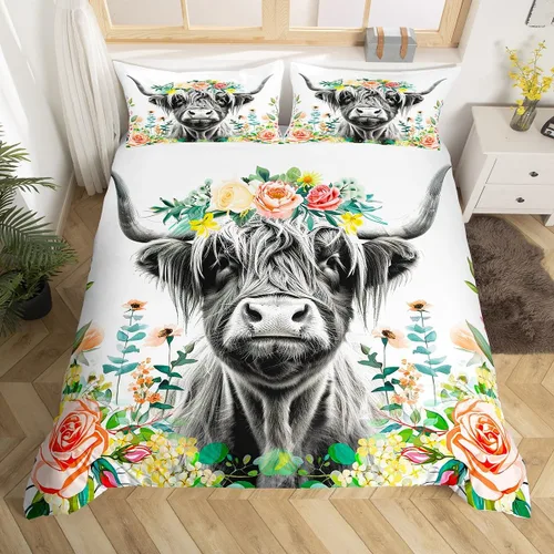 Miniatura 42 de Feelyou Juego de ropa de cama color verde azulado, tamaño individual, funda de edredón turquesa, azul, gris, grunge, degradado, para niños, niñas