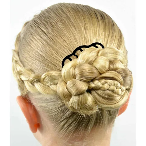 Miniatura 6 de 6 peines laterales de metal para el cabello, tenedor para el cabello, 4/7 dientes, peine en forma de U, peines para el cabello para moño, accesorios