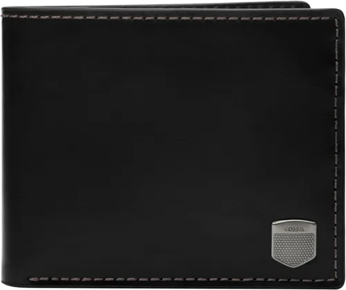 Miniatura 11 de Fossil Ryan - Cartera plegable de piel con bloqueo RFID y ventana de identificación abatible para hombre