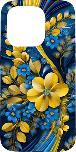 Miniatura 13 de Bandera de estilo floral de Ucrania para iPhone 11 Pro Max - Funda del orgullo ucraniano