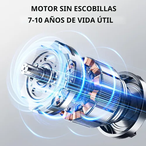 Miniatura 3 de Aspiradora de Mano, Aspiradora de Coche, Aspiradora Portátil Recargable de 20000PA de Alta Potencia 4-en-1 con Motor Sin Escobillas, Aspiradora