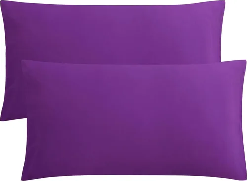 Miniatura 43 de FLXXIE Juego de 2 fundas de almohada de microfibra tamaño Queen, fundas de almohada suaves con cierre de sobre, fundas de almohada resistentes a