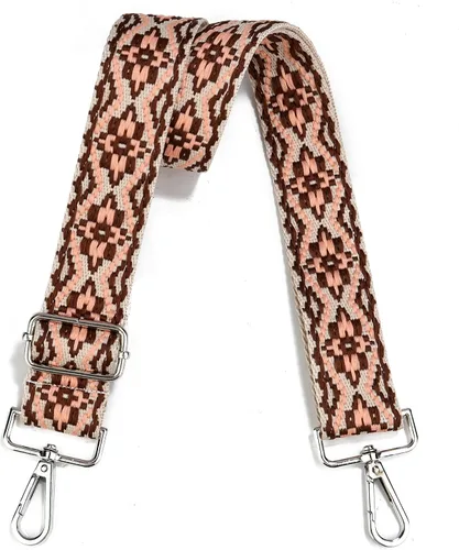 Miniatura 36 de Correa de Bolso Ancha Correa de Hombro Ajustable Correa de Repuesto Cruzada Correa de Bolso de Hardware Plateado
