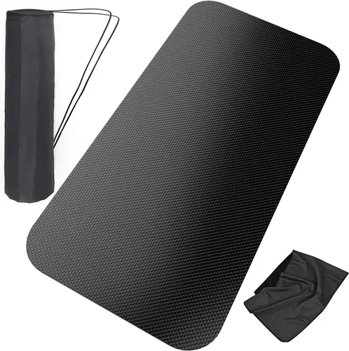 Cinta de correr protectora y alfombrilla de bicicleta estacionaria, impermeable, adecuada para madera dura y alfombra, ideal para ejercicio y uso de
